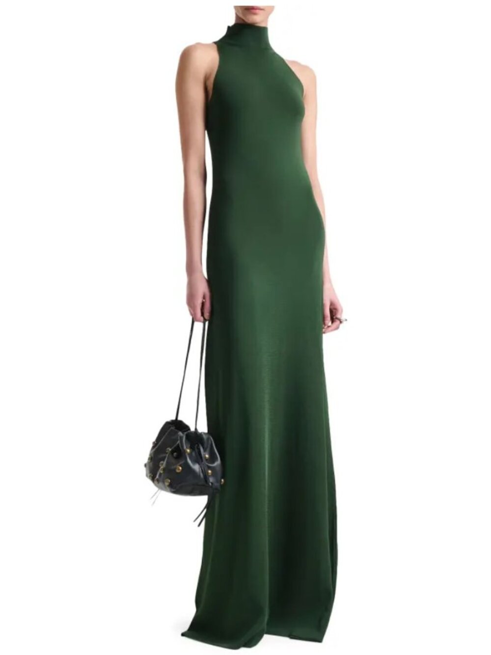 Altuzarra Neddie Knit Maxi Dress Dark Forest Size M NWT - Picture 2 of 4